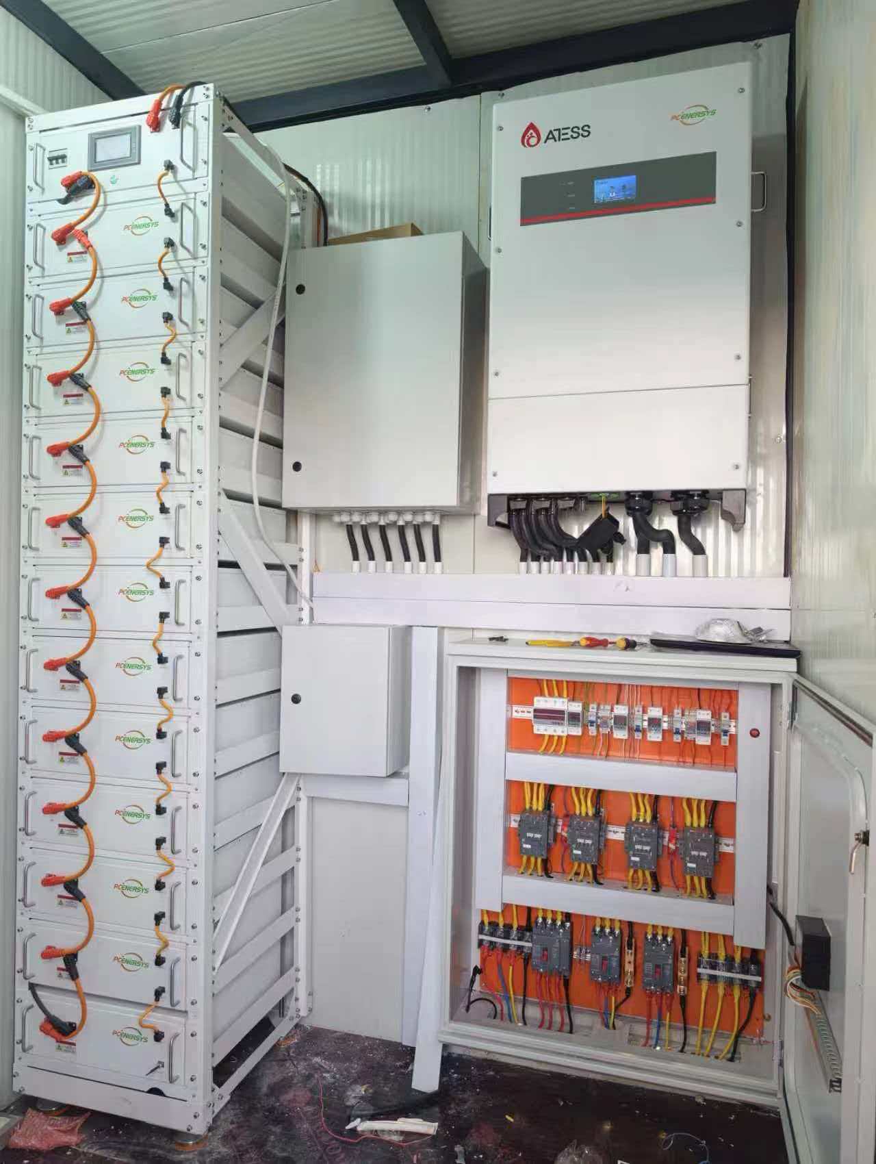 125kW/232kWh energy storage system for commercial building-pcenersys